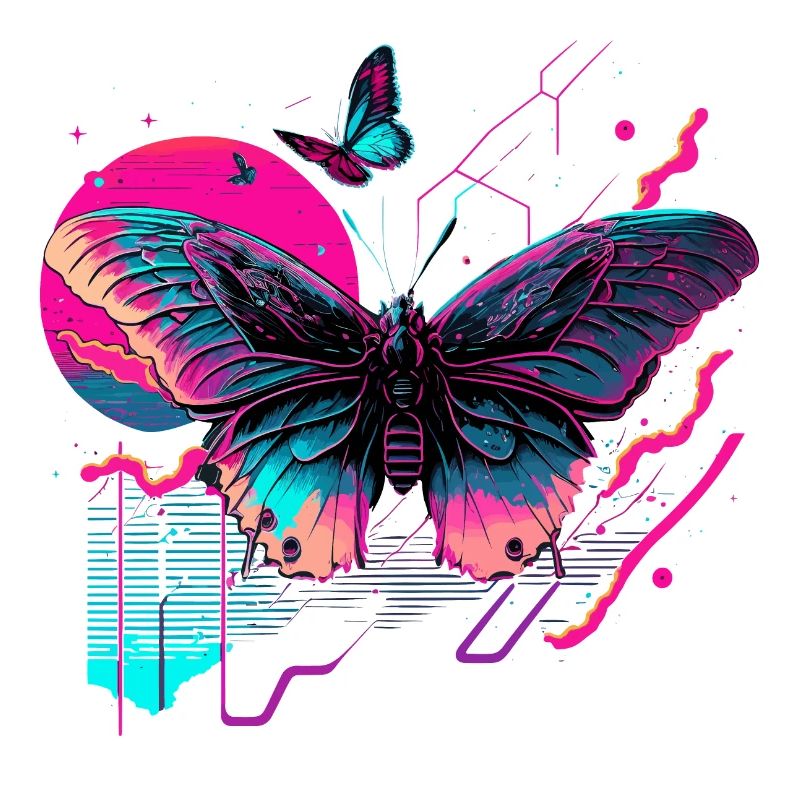 Träume von Neon Butterfly