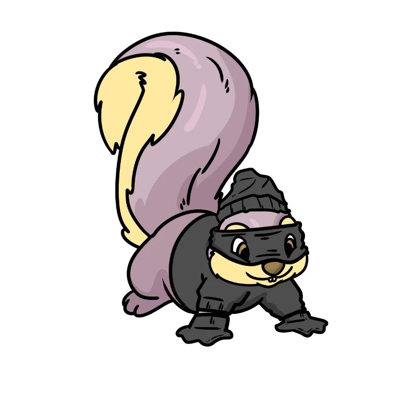 Squirrel robber , hörnchen