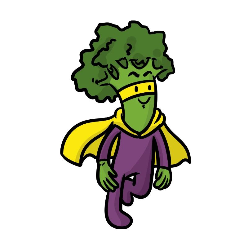Hero Broccoli Held Broccoli