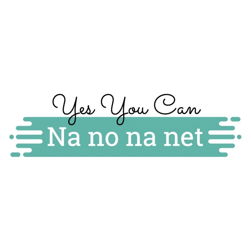 Na no na net - schwarzer Text