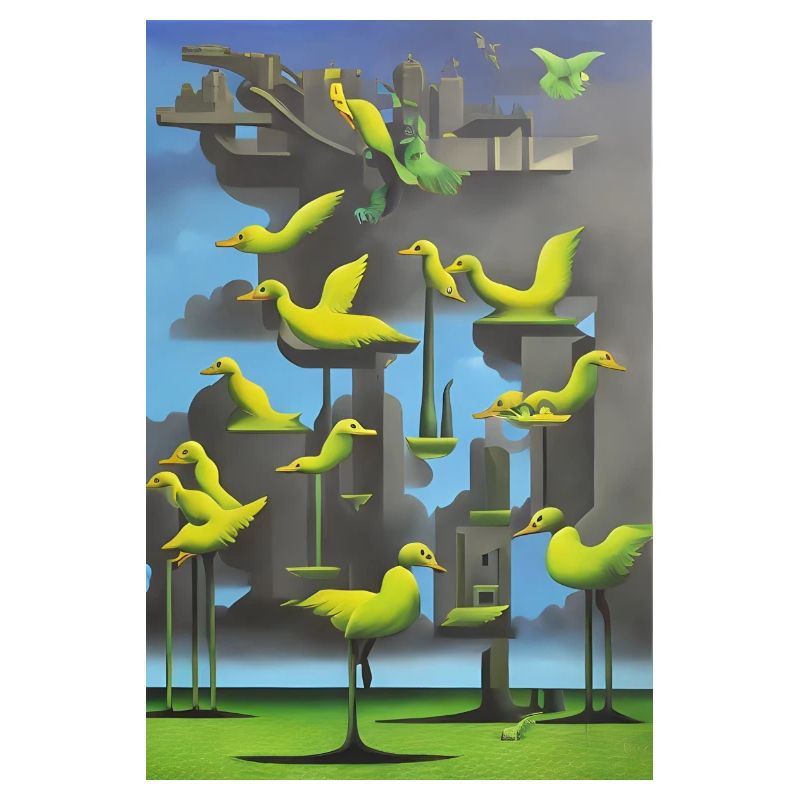 Enten im Baum