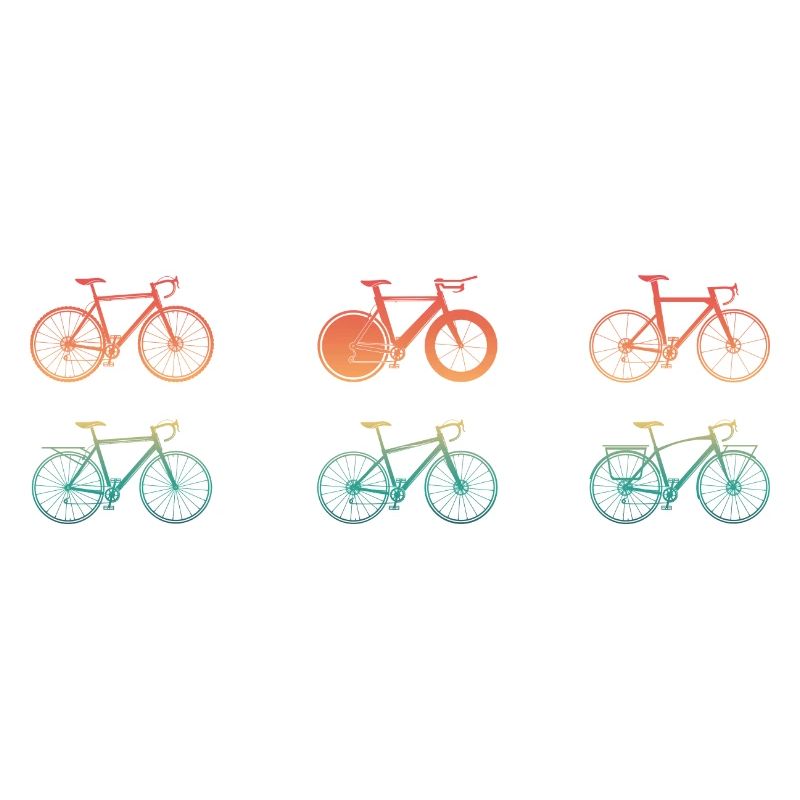Différents types de vélos de route Vélo de sport Vélo de route