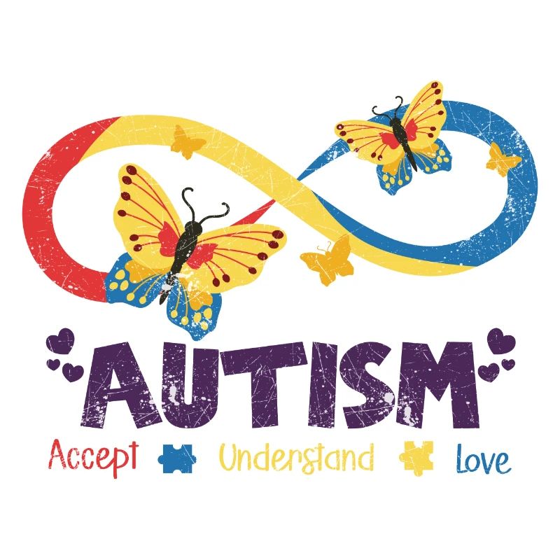 AUTISTIC BUTTERFLY ENDLESS LOOP SRPRUCH MOTIF