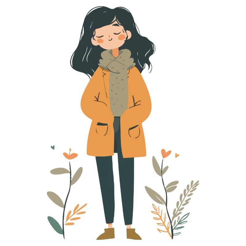 Ragazza della natura