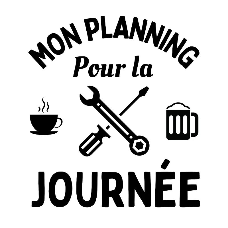 mon planning pour la journée