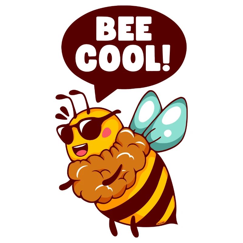 Bee cool - Funny bee