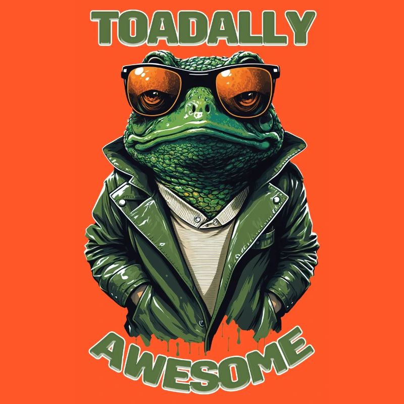 Toadally Awesome - Totally Awesome Cool Toad
