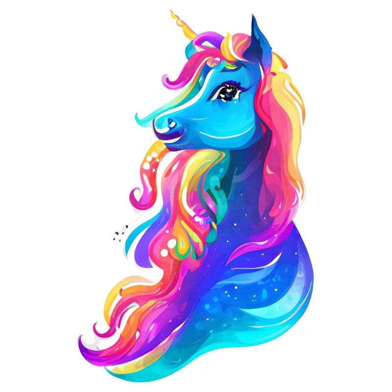 Unicorn Mädchen Einhorn Fabeltier Einhörner