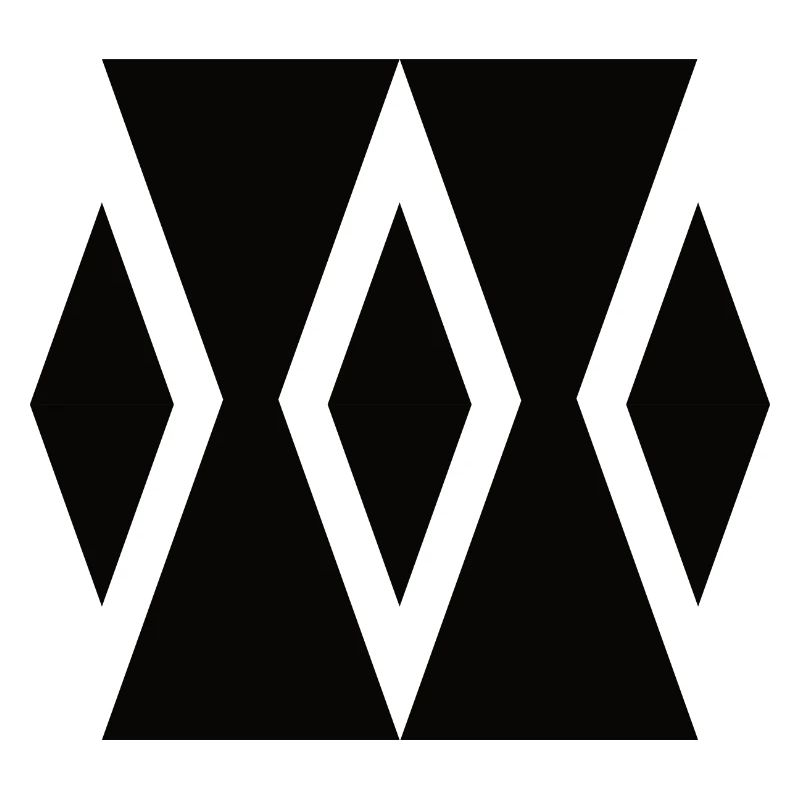 Les triangles Sablier - Formes & Symboles simplement black