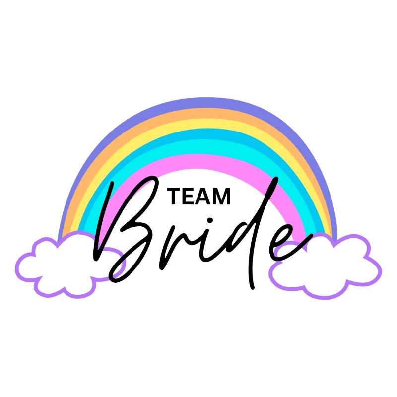 Team Bride Regenbogen