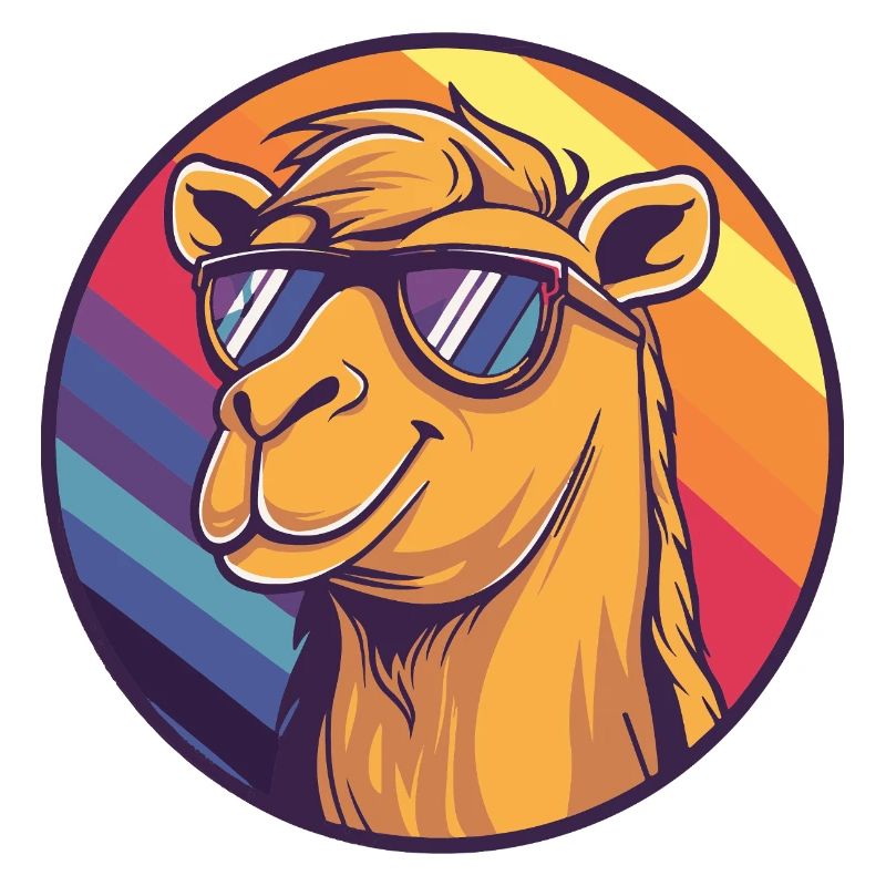 Kamel Comic Cool Sommer