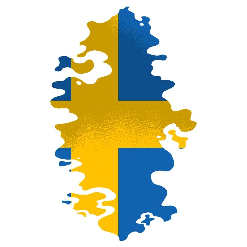 Suède Drapeau Scandinavie Drapeau suédois