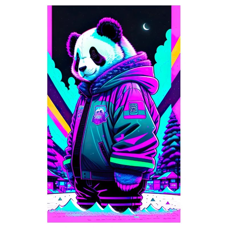 Panda décontracté