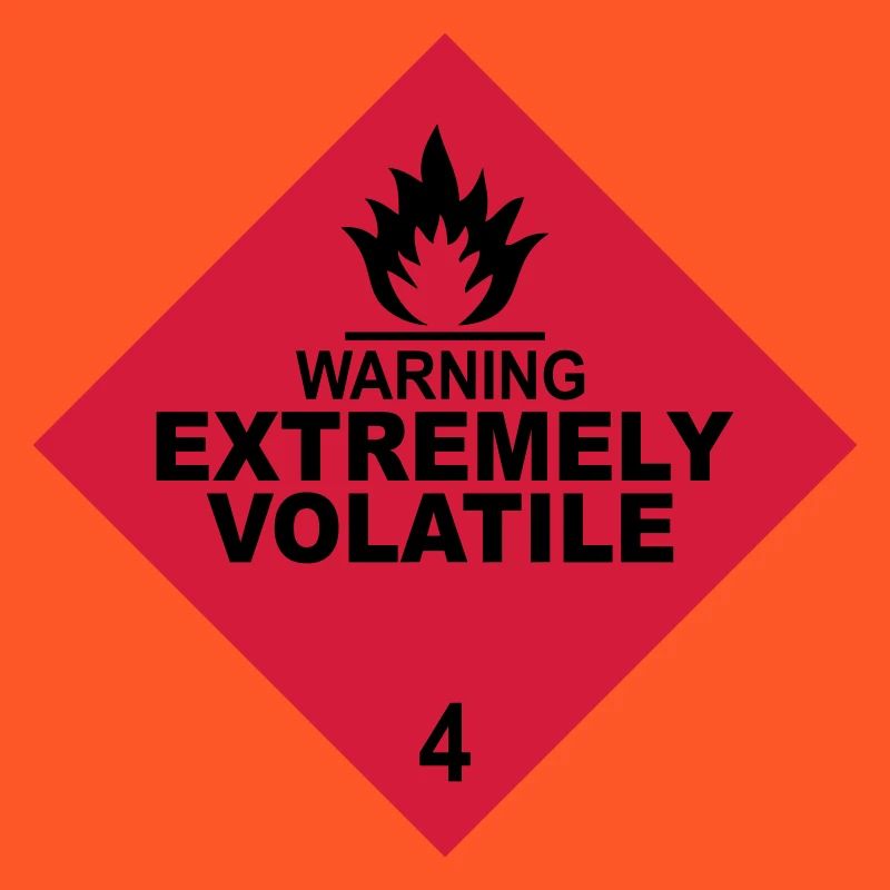 warning extremely volatile square II 2c