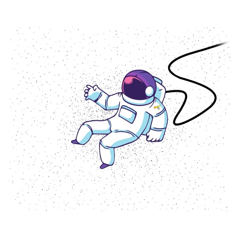 Astronaute de l'espace lointain