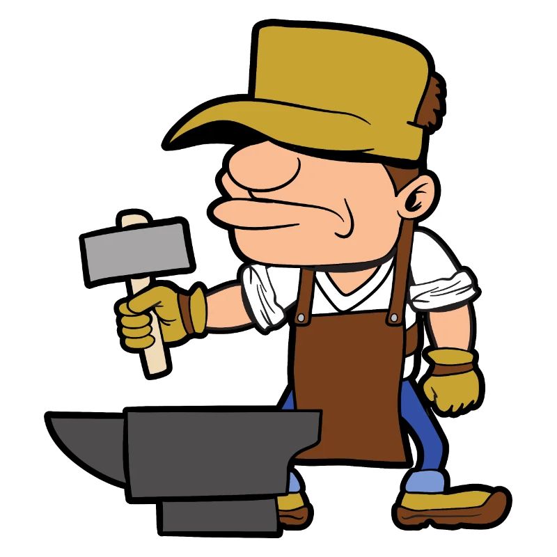 Blacksmith farrier craftsman