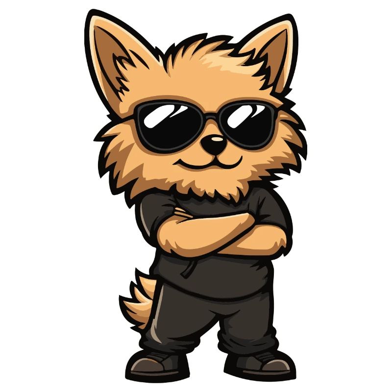 Zwergspitz Hund Comic