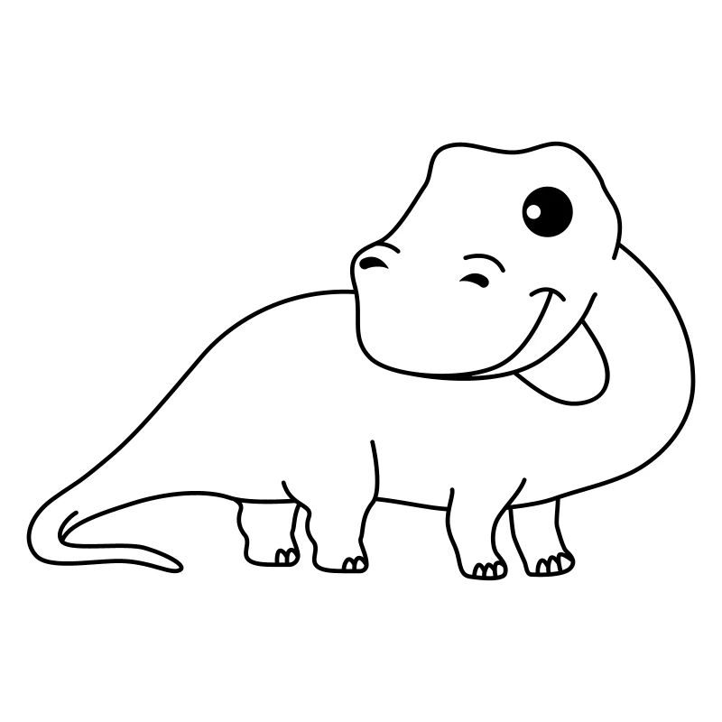 Dinosaur brontosaurus Comic