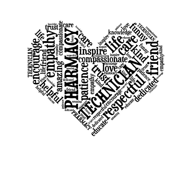 Pharmacy Technician Heart Appreciation Pharmacist