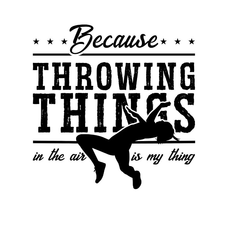 Because Throwing Things In Race Running Sprinter