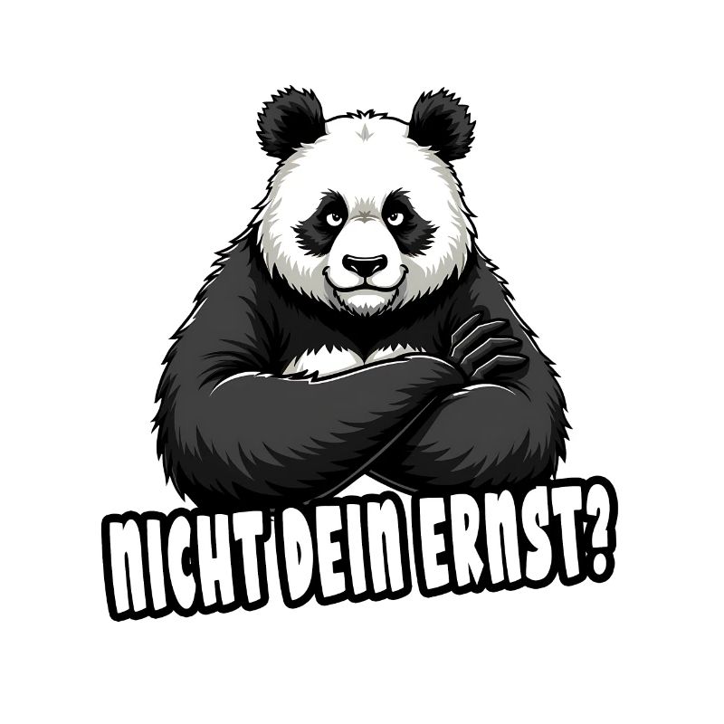 Nicht Dein Ernst? Süßer Panda Bär Pandabär