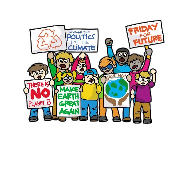 FRIDAY FOR FUTURE Environmental Protection Climate Protection