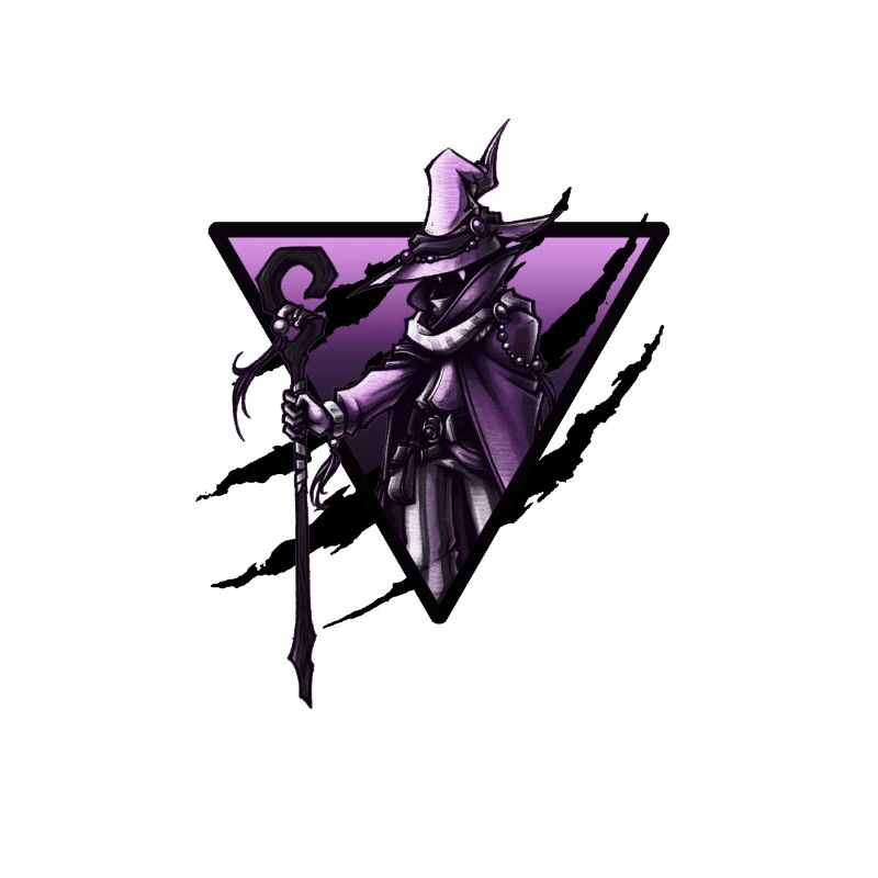 triangle de mage noir