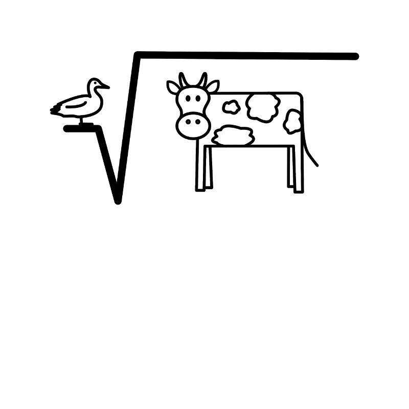 Duck root from cow, mathematics, math Lk