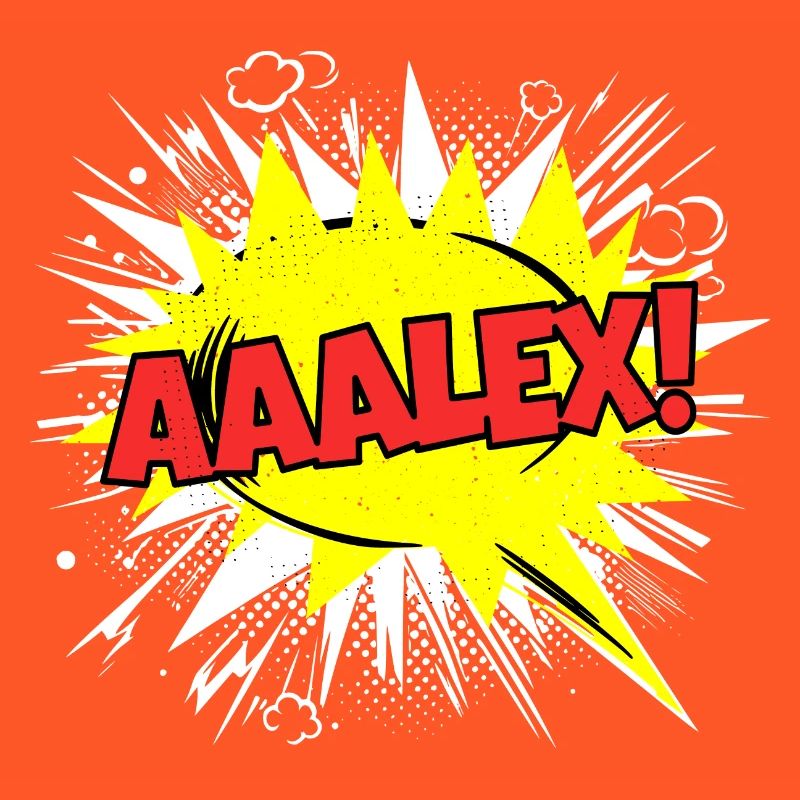 Alex Nom Funny Speech Bubble Aaalex !