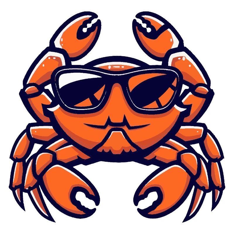 Krebs Krabbe Cool Comic