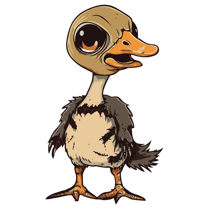 Goose Halloween Comic Funny