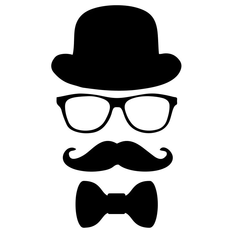 Silhouette de gentleman