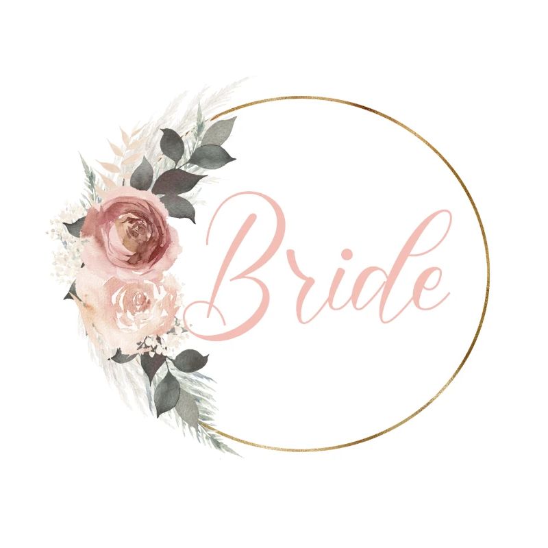 Équipe Bride! Fleurs Bouquet Boho Couronne