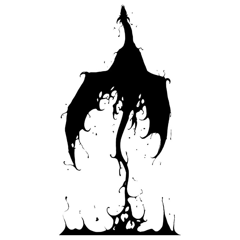 Schwarzer Drache