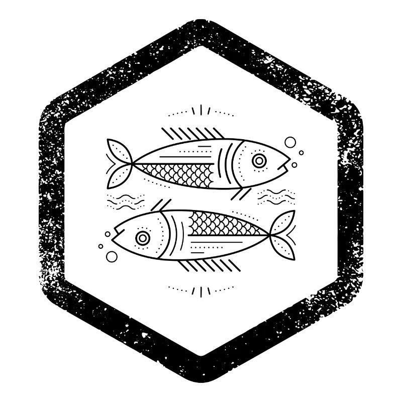 Hexagon · Zodiac Signs · Pisces · Fish