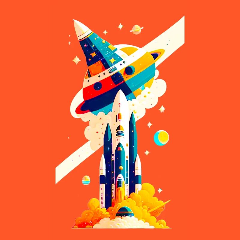 Space View / Rocket 02
