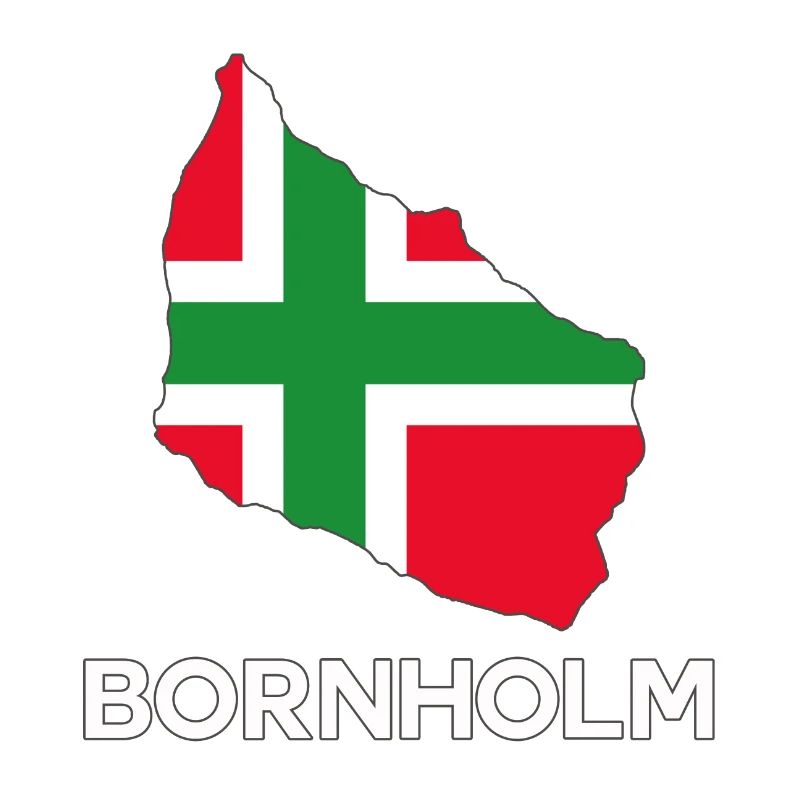 Forme de drapeau de Bornholm