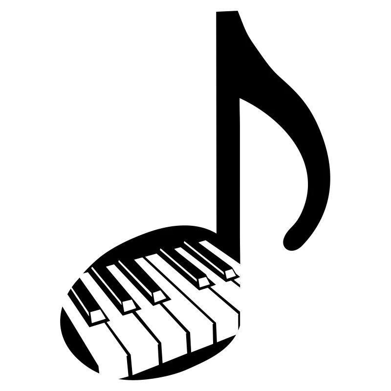 Musical Note and Piano - Keys