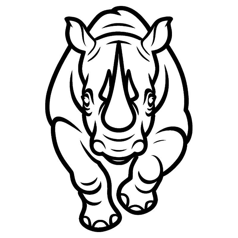 Mighty Rhino - Design d’animal propre