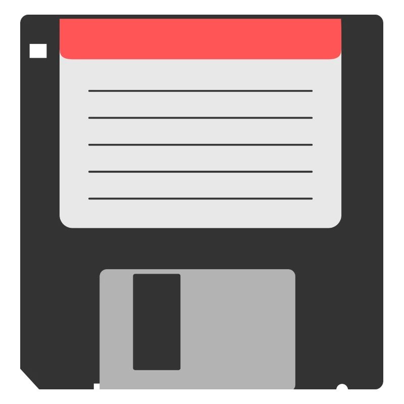 Floppy grau grey Diskette 3 5