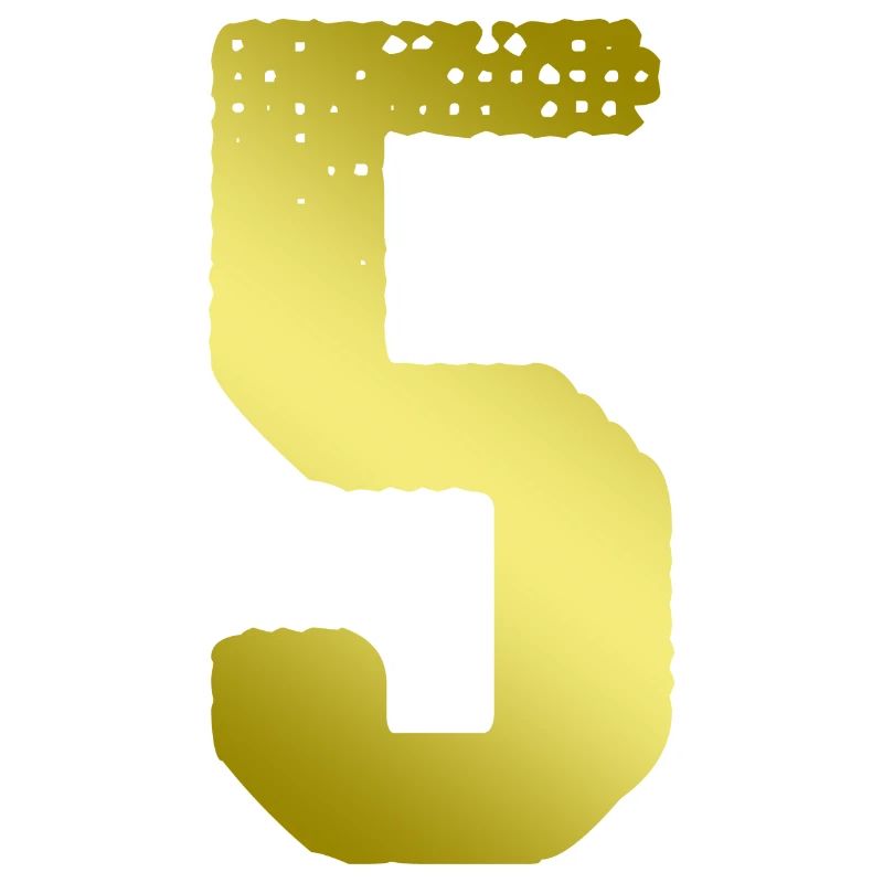 5 Number jersey