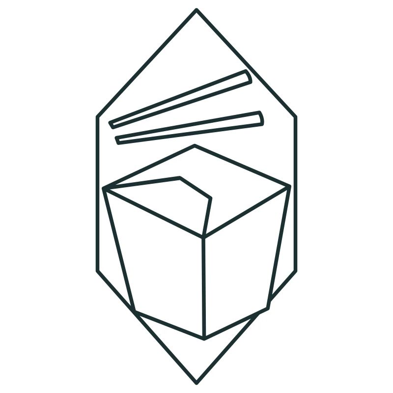 takeout cup container chopsticks