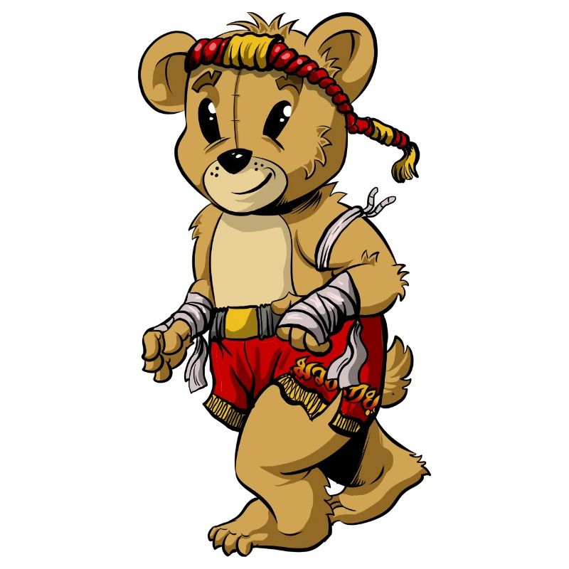 Muay Thai Maskottchen