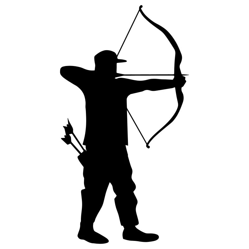 Archer archer archery with arrow quiver
