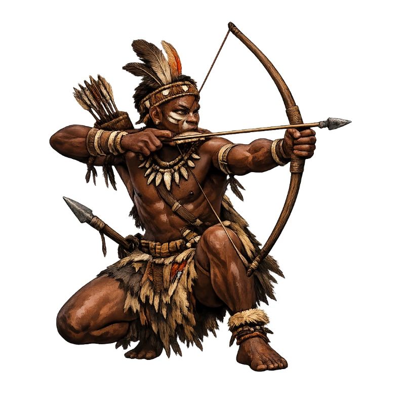 Bogenjäger der Wildnis