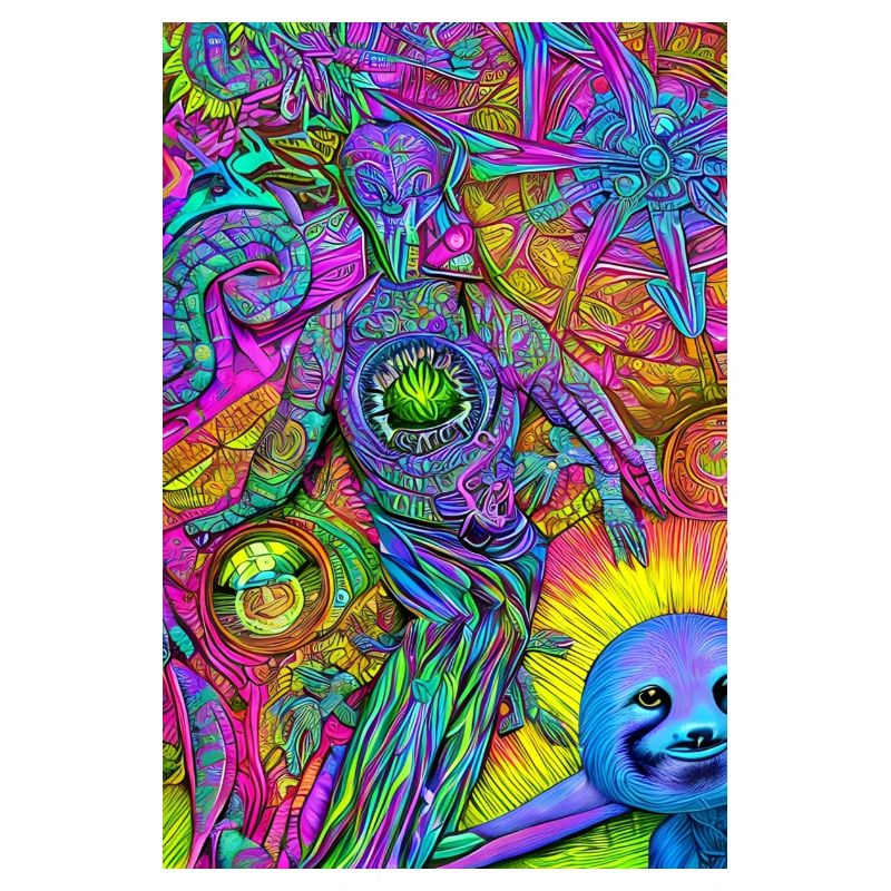 Psychedelic Sloth