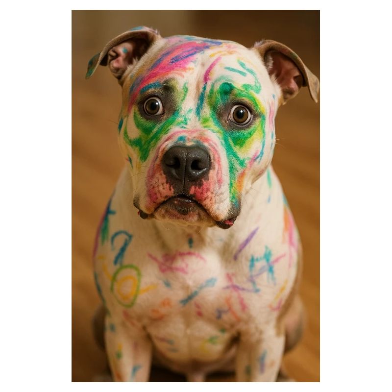 Der bemalte Hund