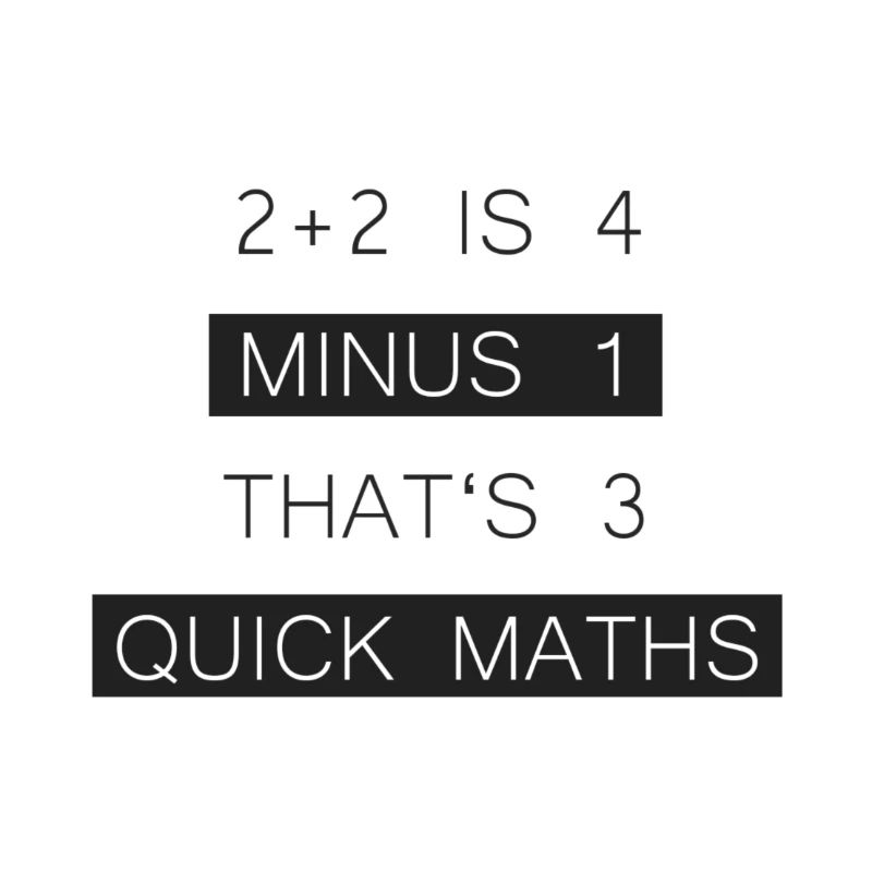 BigShaq "2 + 2 4 est de moins 1 Ce sont 3 QUICK MATHS"