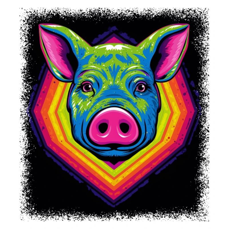 drôle cochon bacon tshirt citation motif cochon d’Inde