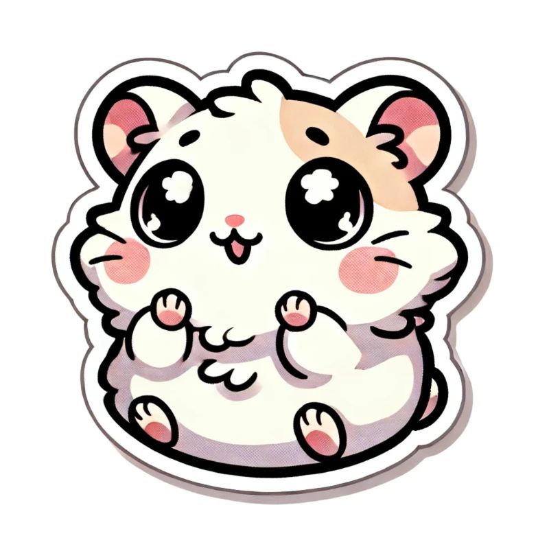 Chubby Hamster - Cute and Fluffy